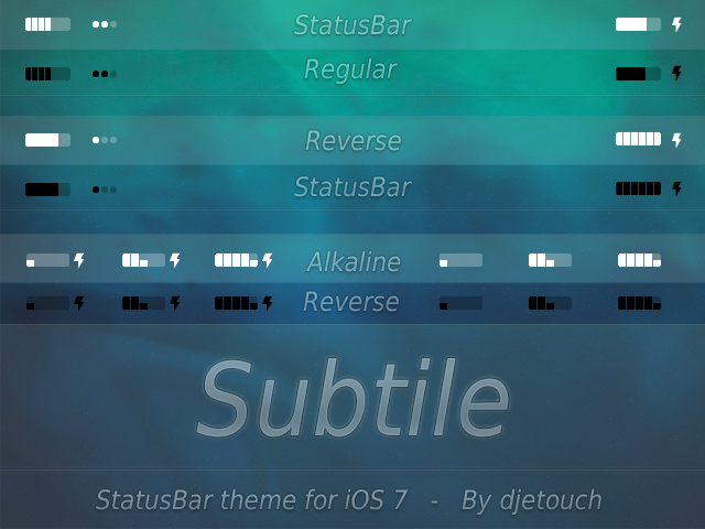 Subtile ST iOS 7