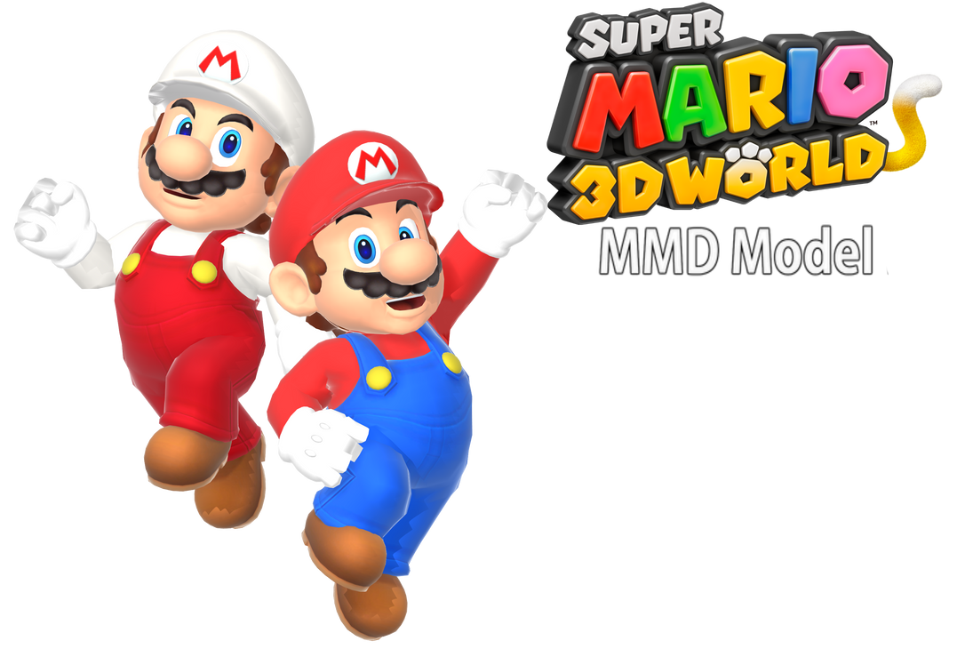 MMD Model SM3DW Mario by MatyMatiasMaty on DeviantArt