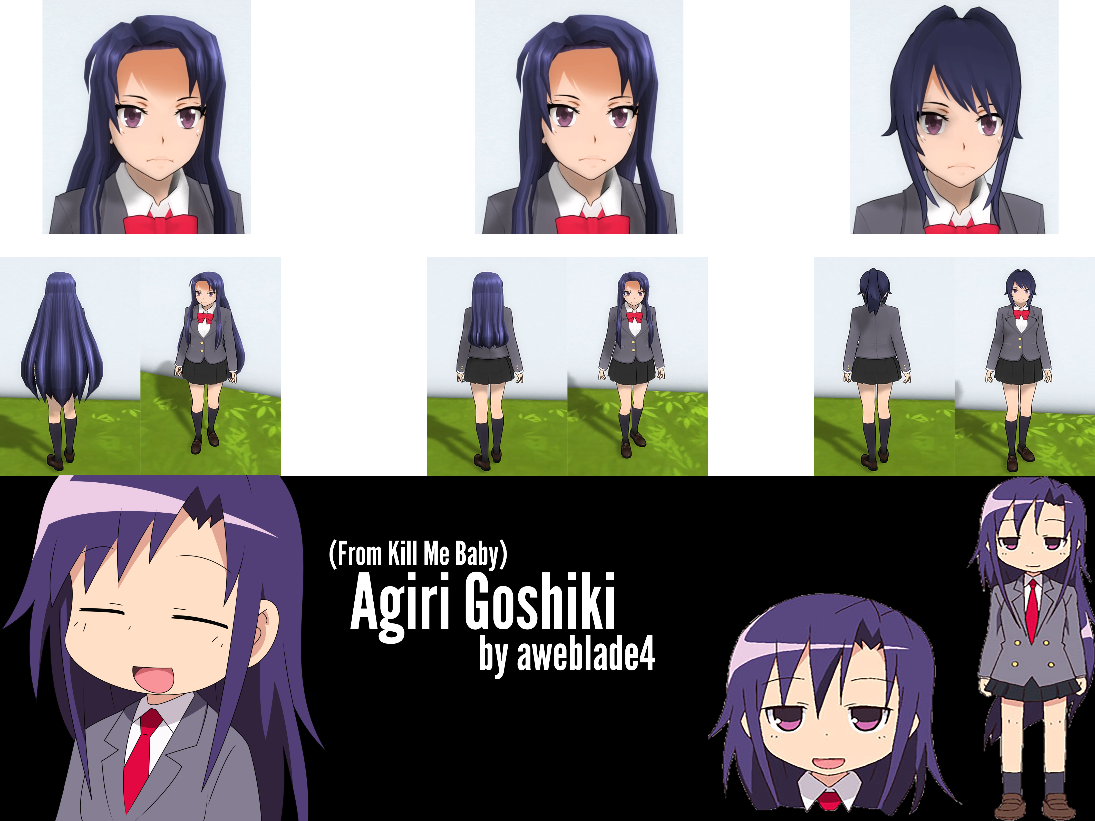 Yandere Simulator Skin: Agiri Goshiki