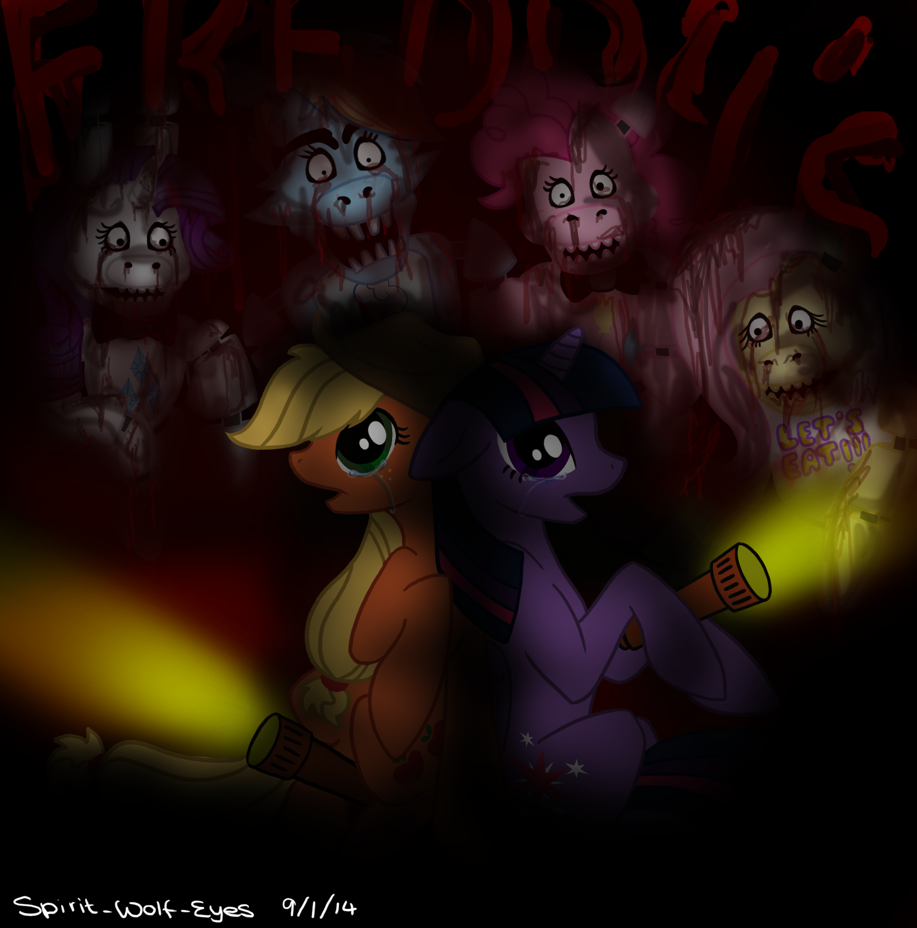 nights at freddy's my little pony