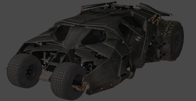 XNALARA - BATMAN ARKHAM KNIGHT - BATMOBILE TUMBLER