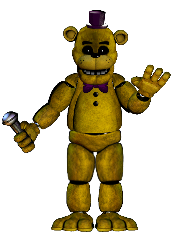 UCN Fredbear V4 Edit (Another Revision) by GoldenRichard93 on