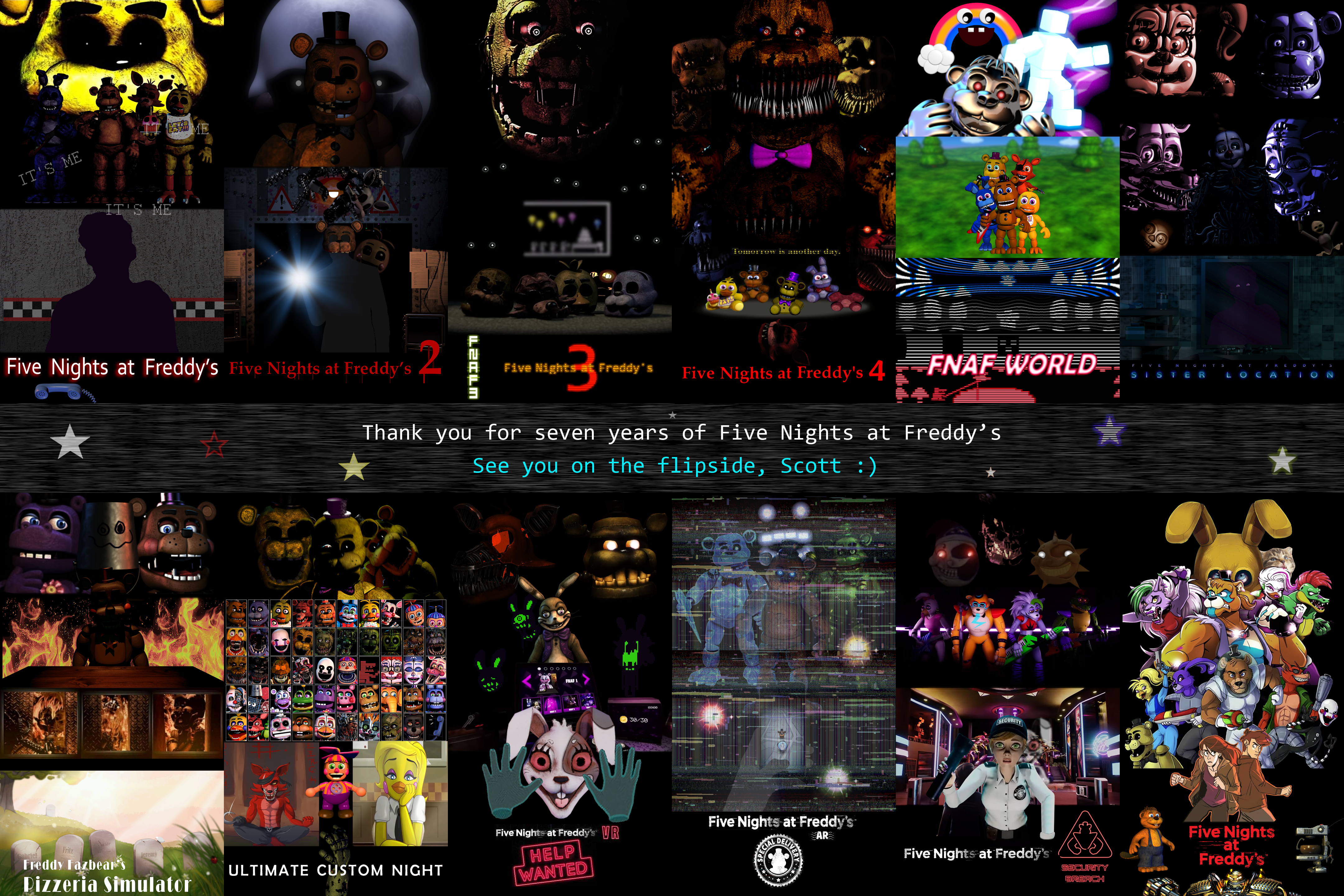 Happy(late) 4th Anniversary Five Nights at Candy's : r