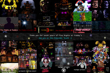 Five Nights At Freddy's 7th Anniversary Poster