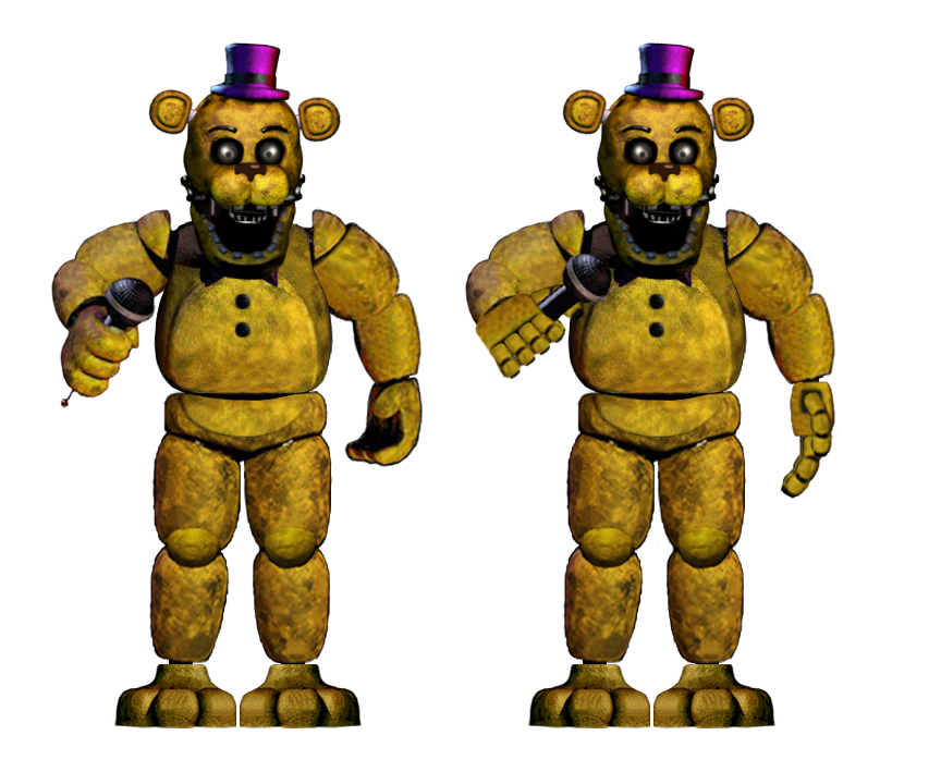 Scrapped Edit 1: FNaF 4 Fredbear Attempt by GoldenRichard93 on DeviantArt