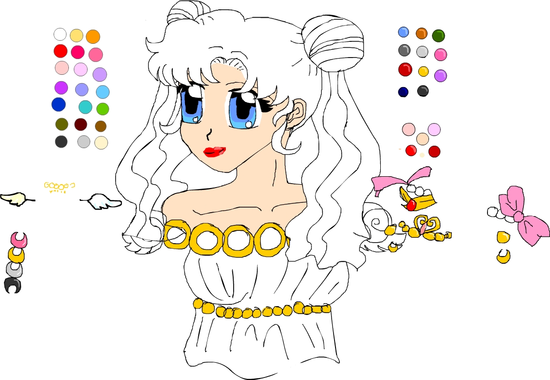 Sailor Moon dress up makeover