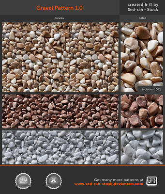 Gravel Pattern 2.0 by Sed-rah-Stock on DeviantArt