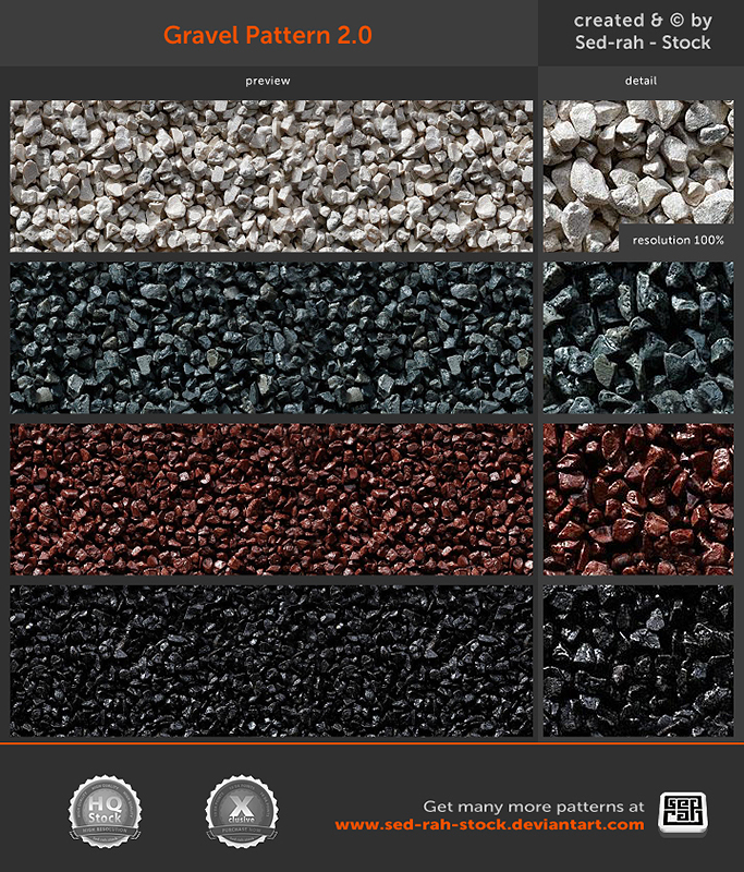 Gravel Pattern 2.0 by Sed-rah-Stock on DeviantArt