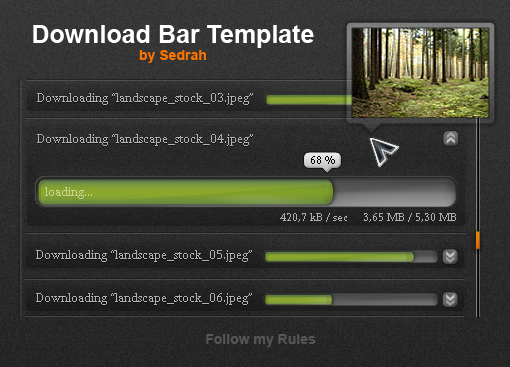 Download Bar Template