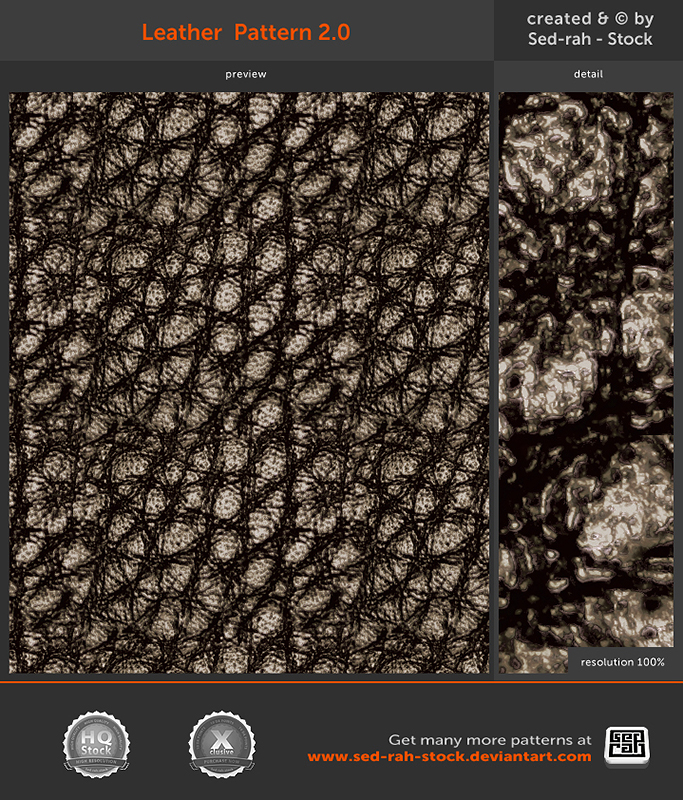 Leather Pattern 2.0 by Sed-rah-Stock