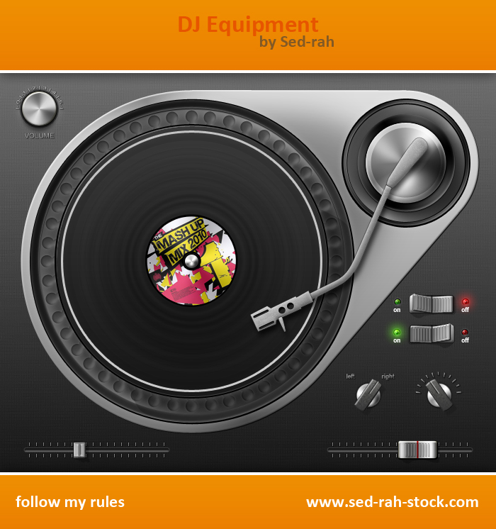 DJ Equipment PSD