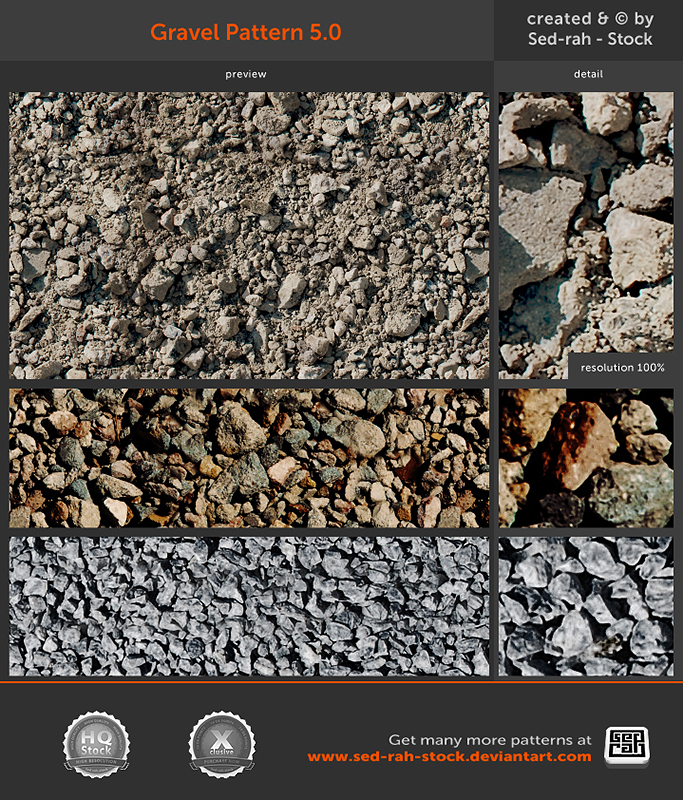 Gravel Pattern 5.0 by Sed-rah-Stock on DeviantArt