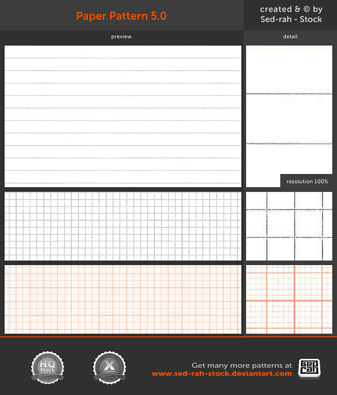 Paper Pattern 5.0 by Sed-rah-Stock