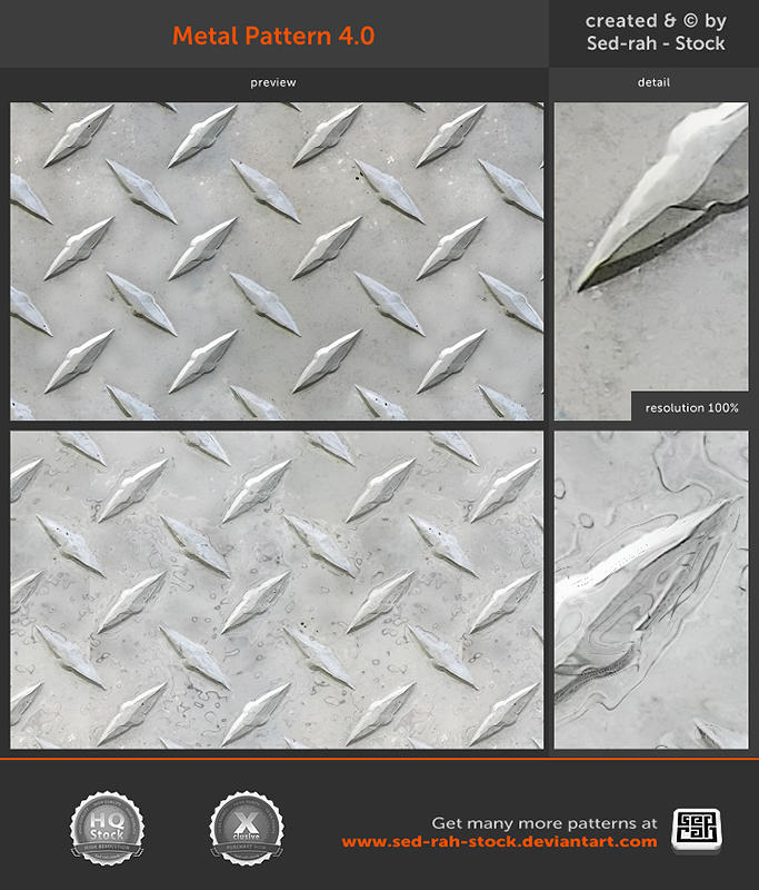 Metal Pattern 4.0 by Sed-rah-Stock on DeviantArt