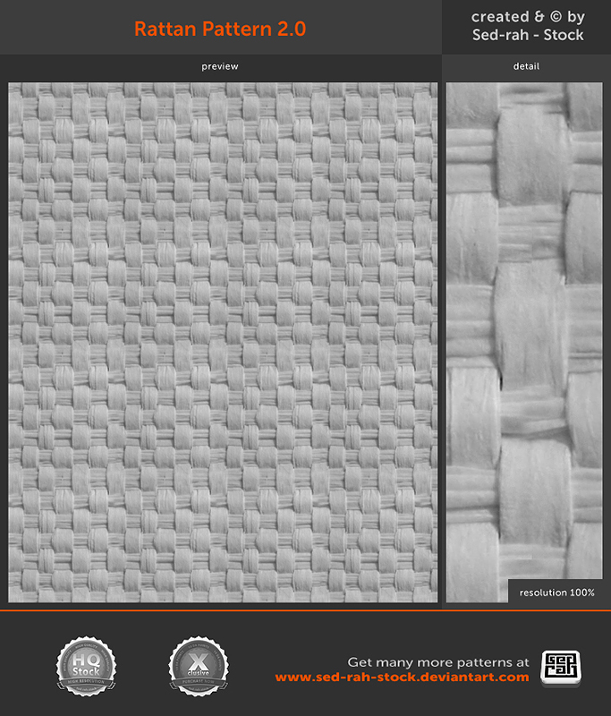 Rattan Pattern 2.0 by Sed-rah-Stock on DeviantArt