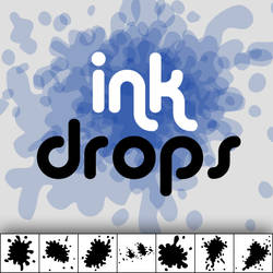 Ink Drops Custom Shapes