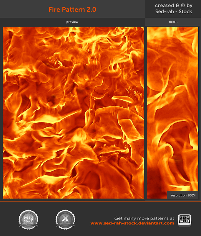 Fire Pattern 2.0 by Sed-rah-Stock on DeviantArt