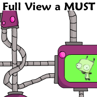 Invader ZIM mini-movie player