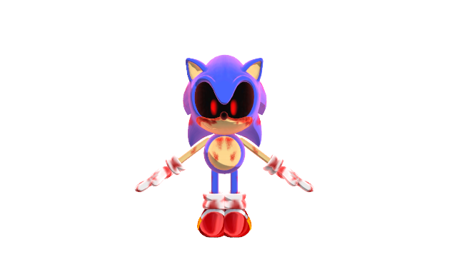 SAB64 Version Sonic.Exe (Model DL) by peachysilver on DeviantArt