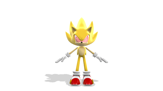 Fleetway Super Sonic Rendering by BrutalSurge402X on DeviantArt