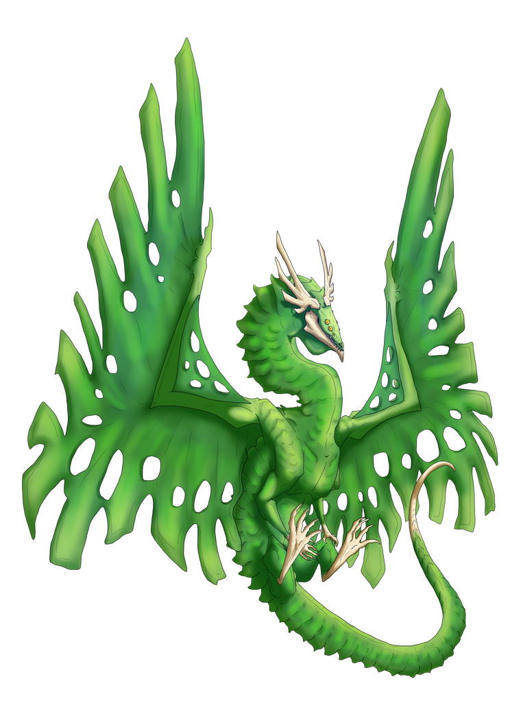 Monstera Dragon by pet808 on DeviantArt