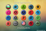 Free Bottle Cap Icons Pack