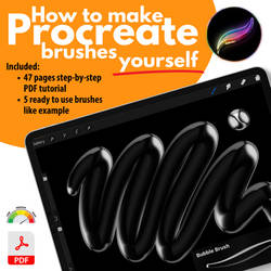 How to make Procreate brushes - pdf tutorial