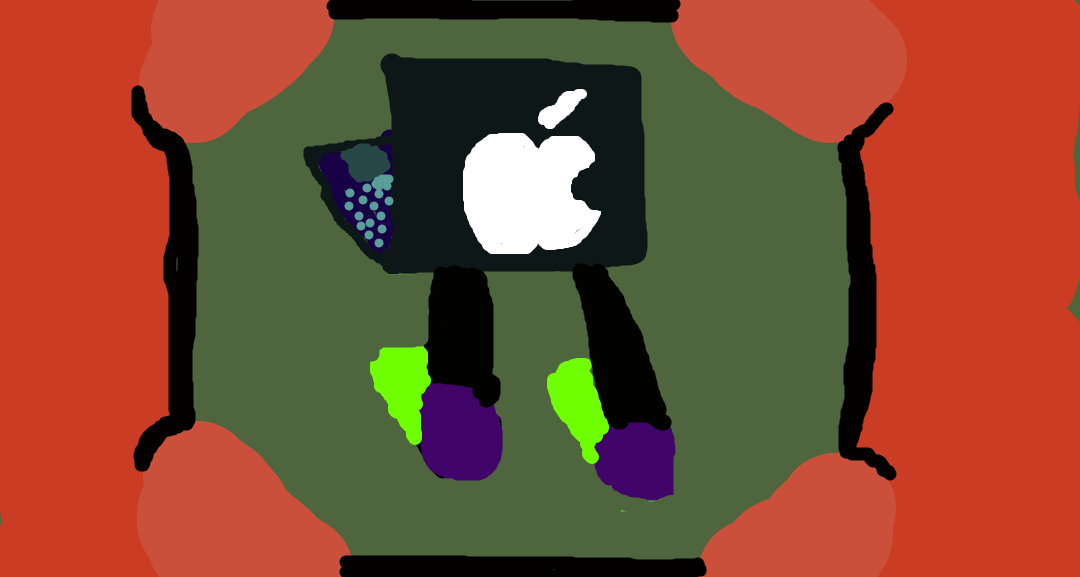 A Picture of a Laptop with Legs by notamatos on DeviantArt