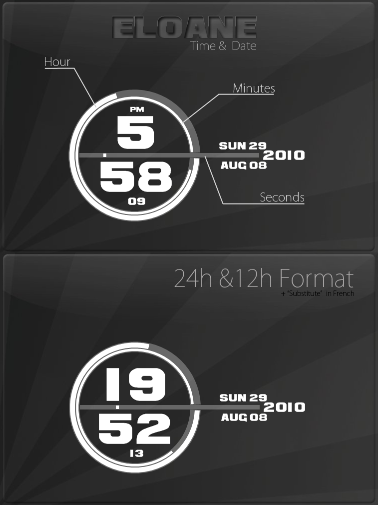 Time and Date on Rainmeter DeviantArt