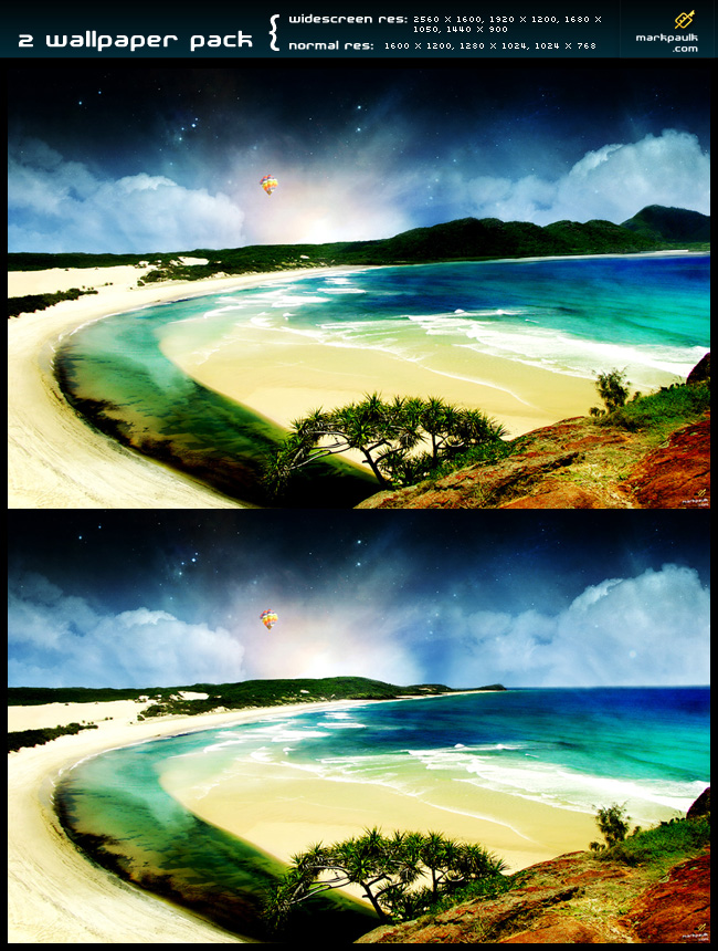 shore v2 - 2prt wallpaper pack