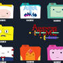 Adventure Time Seasons 1-10 Folder Icons