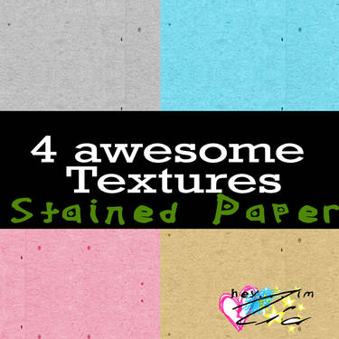 4 Stained paper textures