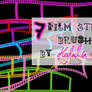 7 Film Strips Brushes