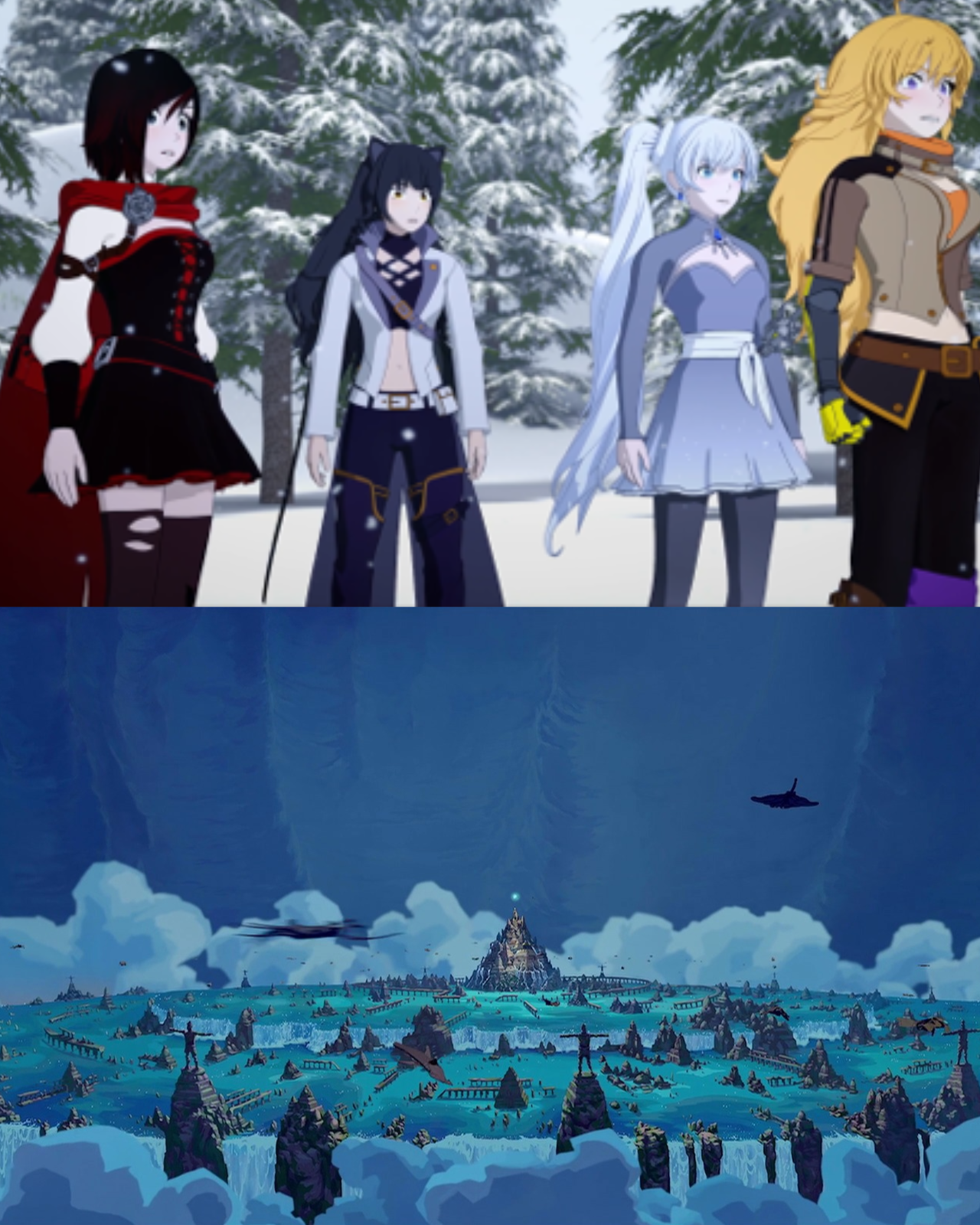 Team RWBY discovers Atlantis by cyborg802 on DeviantArt