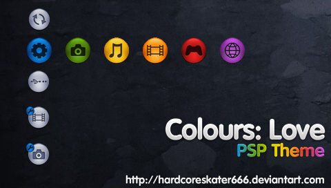 Colours: Love - PSP Theme by HardcoreSkater666