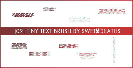 09 Tiny text brushes
