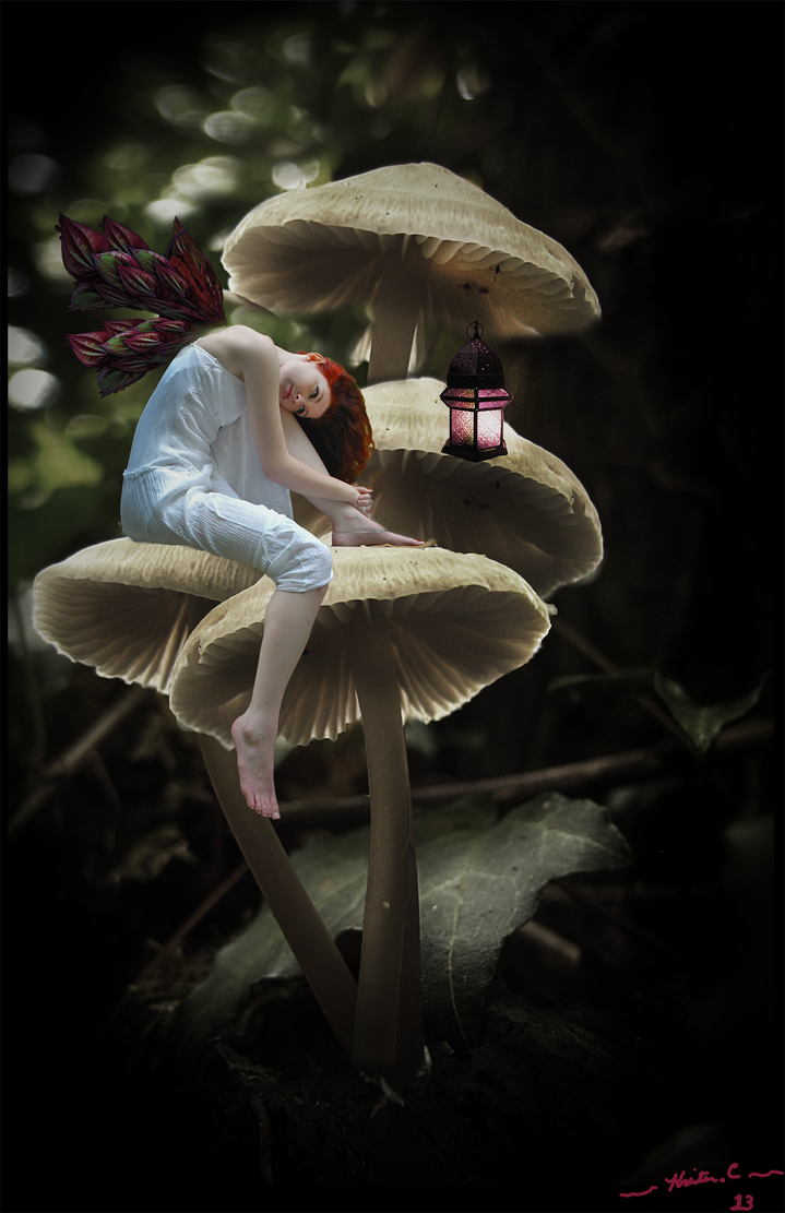 Mushroom fairy by Kristenolejarnik on DeviantArt