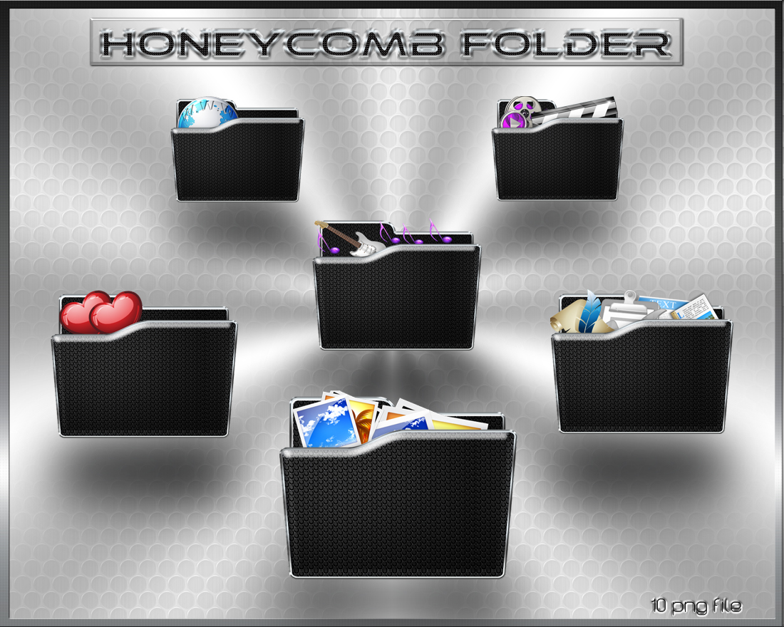 Black Folder Honeycomb