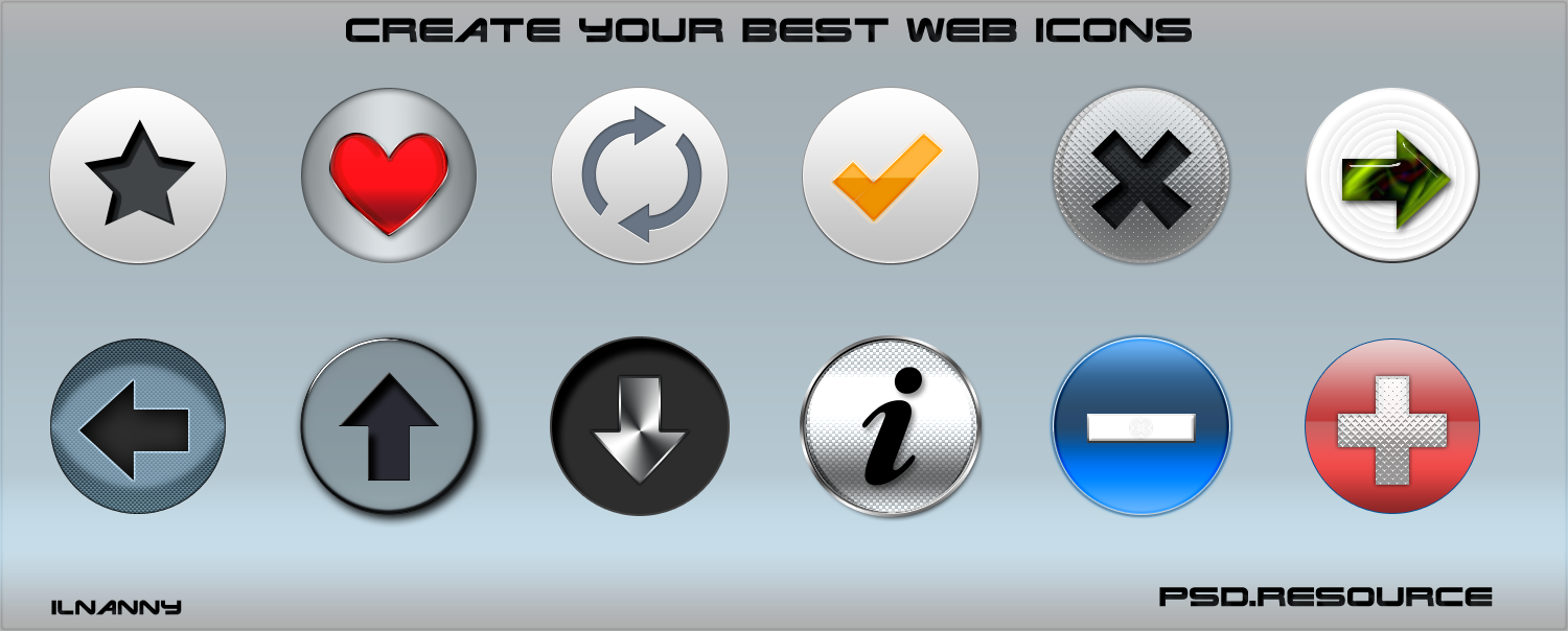 Create your best web icons