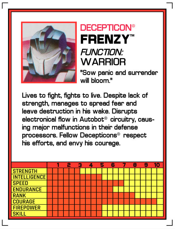 G2 Go-bot Decepticon Frenzy Card Full Size by InternetRebellion on ...