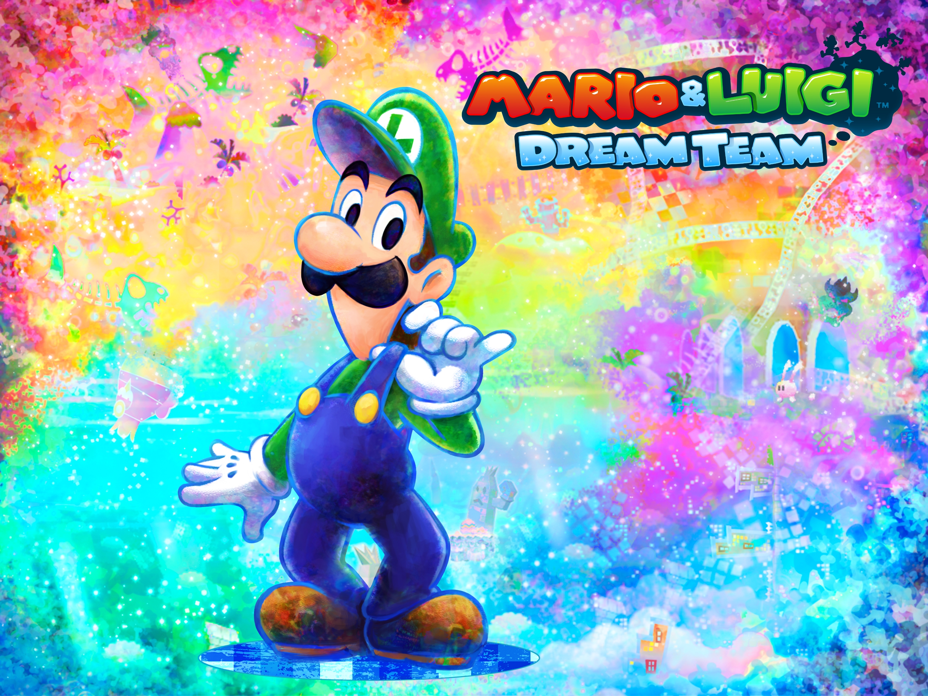 Mario and Luigi Dream Team Wallpaper by BowserJrSMB on DeviantArt