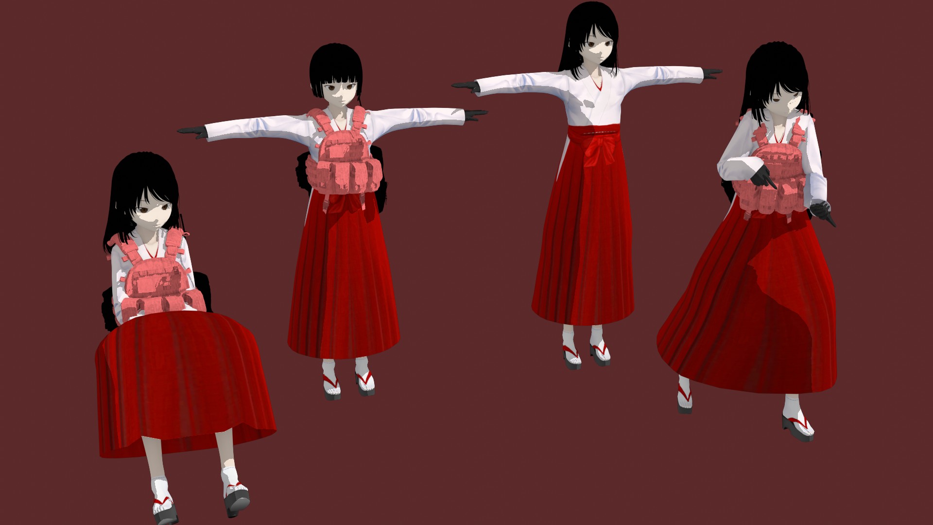 KINKI SPIRITUAL AFFAIRS BUREAU-Miko Mode by maylog on DeviantArt