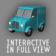 Milk delivery 3d experiment