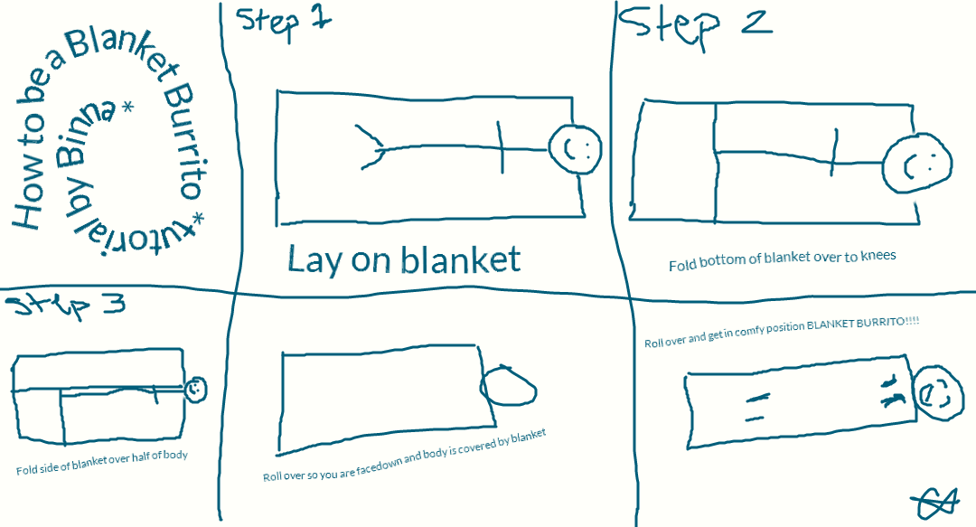 How to be a Blanket Burrito!!!