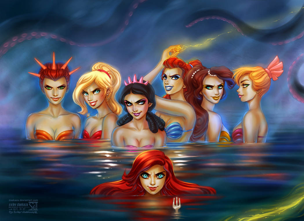 Disney's Mermaids by daekazu