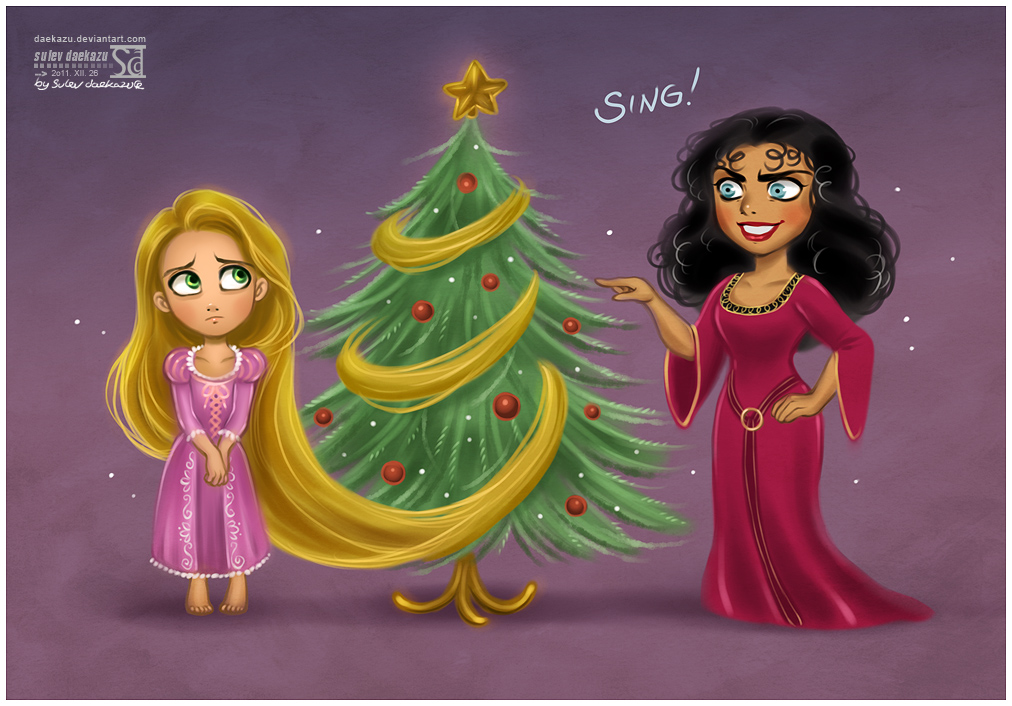 Tangled X-mas by daekazu