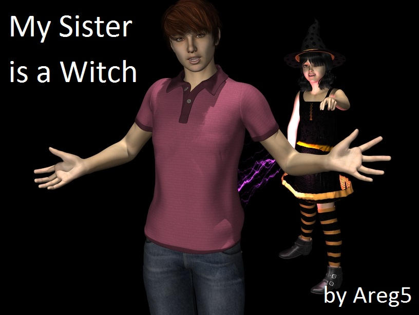 A dark, moody illustration of a woman with a witch’s hat and broom, her face half-hidden in shadow.
