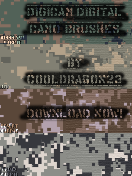 Digicamo Pixels Brushes