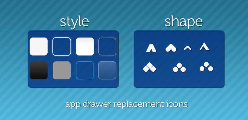 app drawer icons