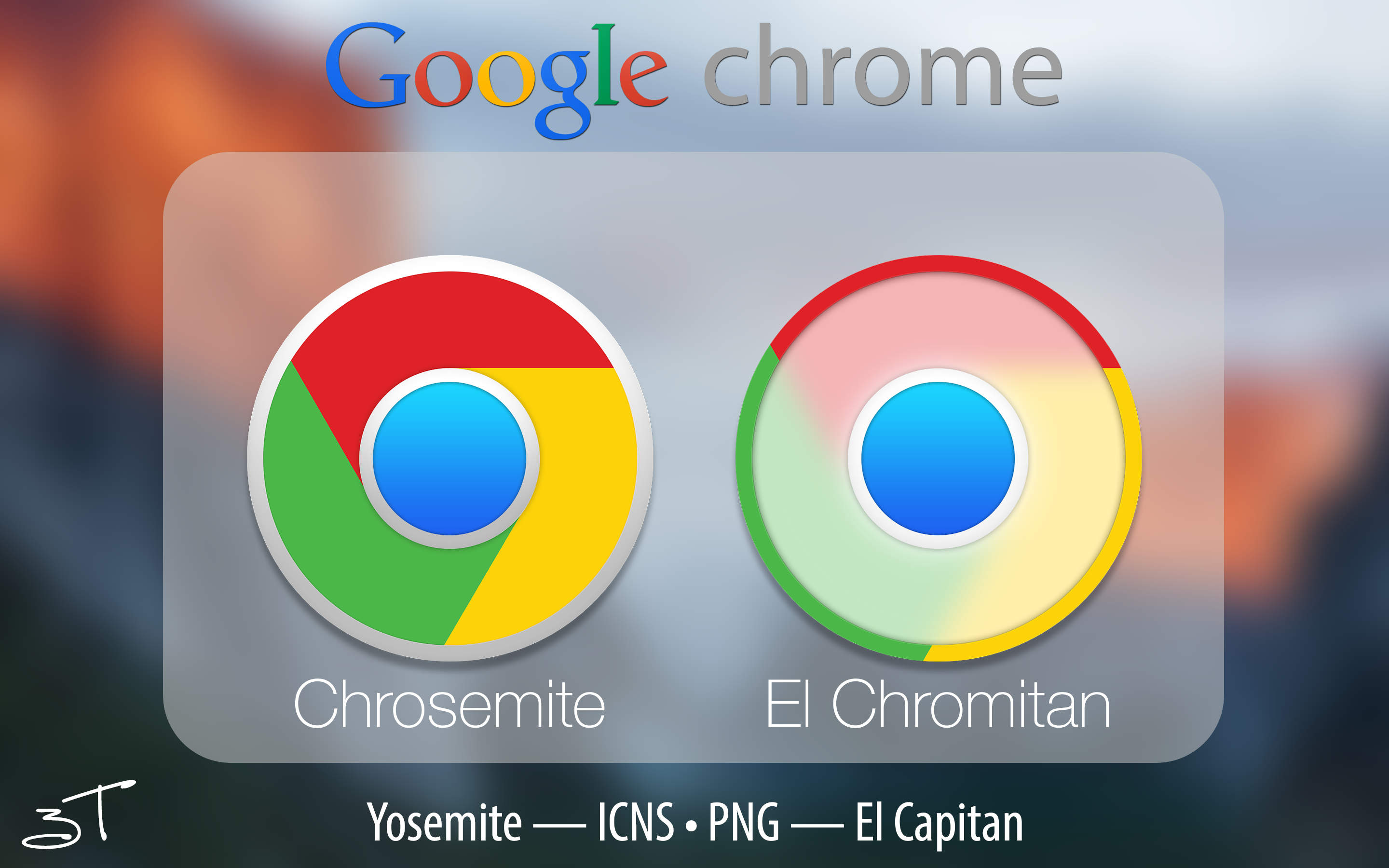 chrome yosemite theme